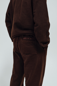 Less Is More Sweatpants in Brown