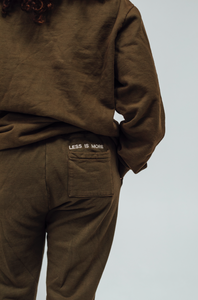 Less Is More Sweatpants in Olive