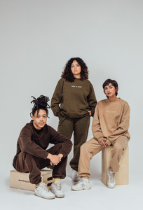 Less Is More Crew in Olive
